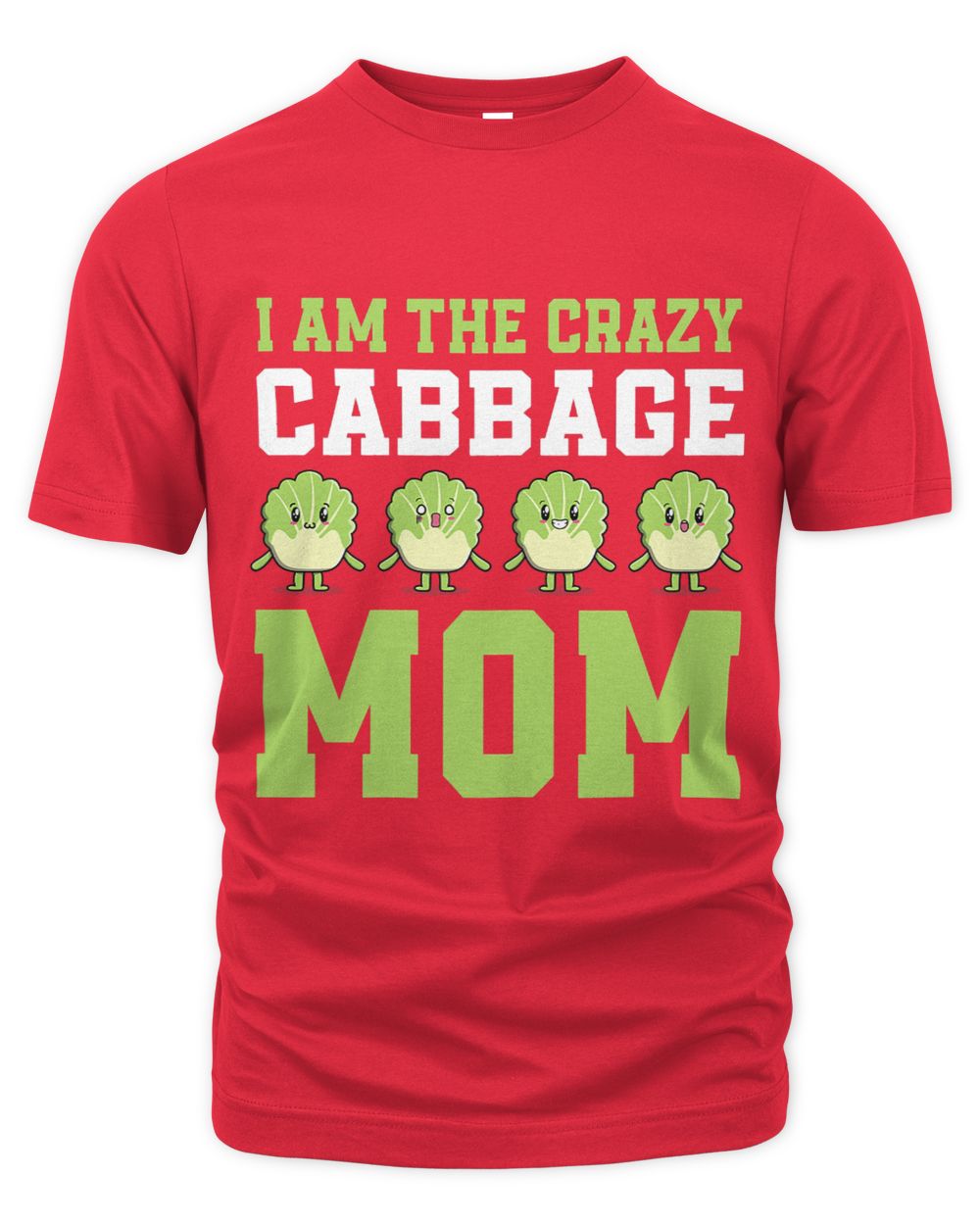 Womens Crazy Cabbage Mom Outfit Love Savoy Cabbage For Women
