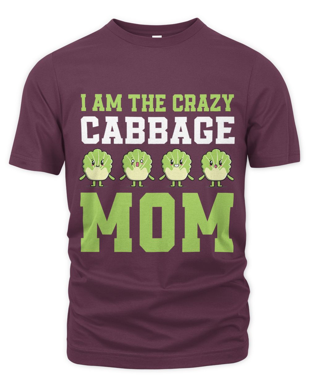 Womens Crazy Cabbage Mom Outfit Love Savoy Cabbage For Women