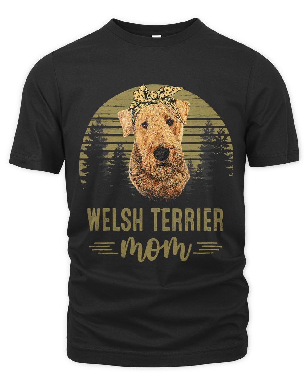 Vintage Welsh Terrier Mom Dog Lover Mothers Day