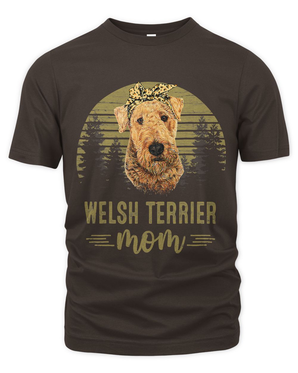 Vintage Welsh Terrier Mom Dog Lover Mothers Day