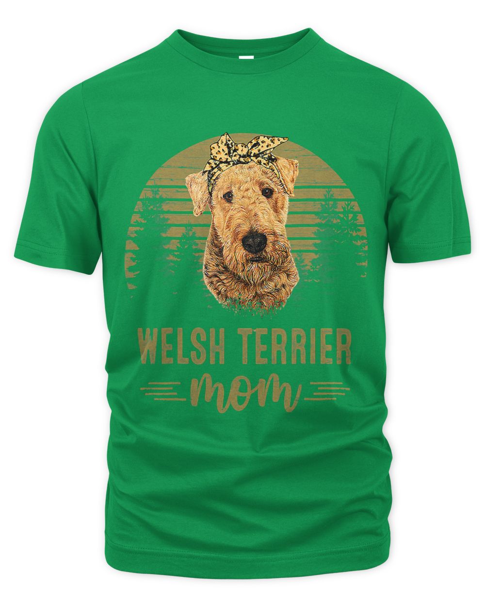 Vintage Welsh Terrier Mom Dog Lover Mothers Day