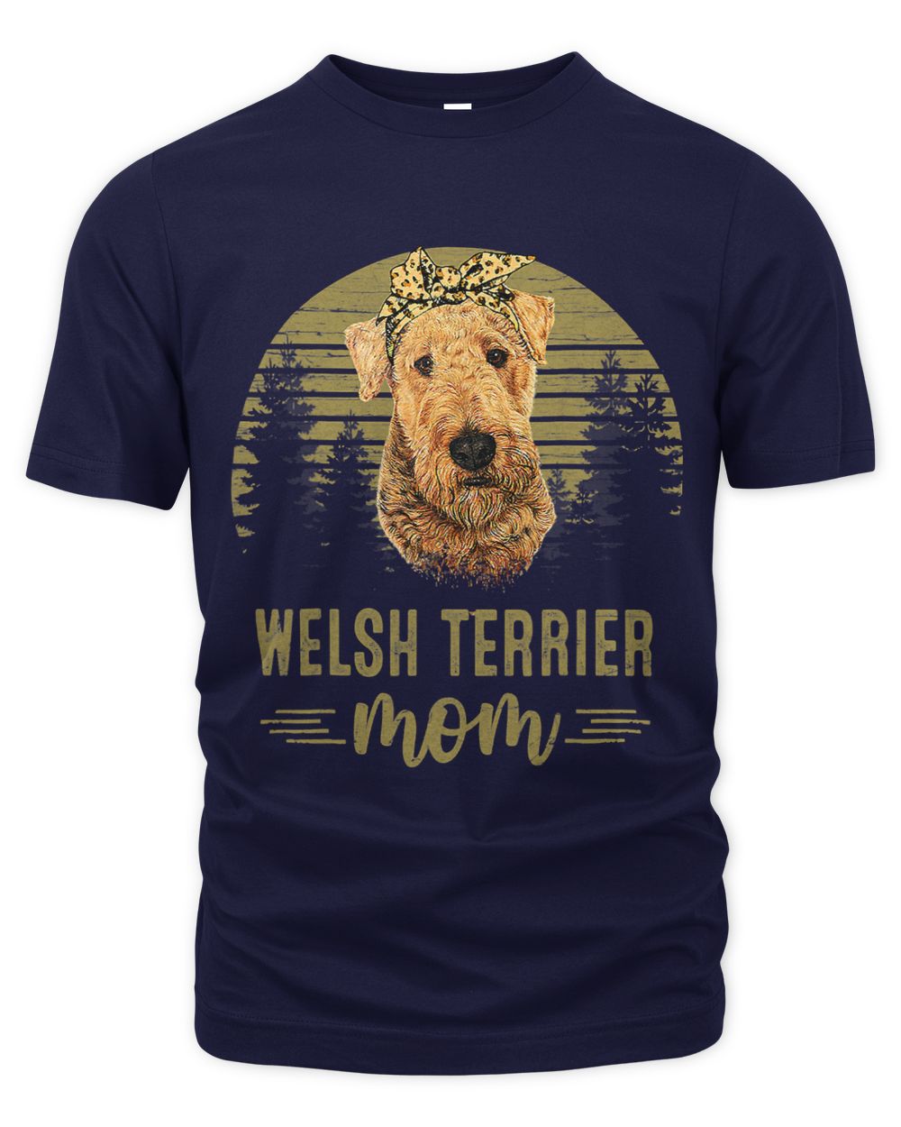 Vintage Welsh Terrier Mom Dog Lover Mothers Day