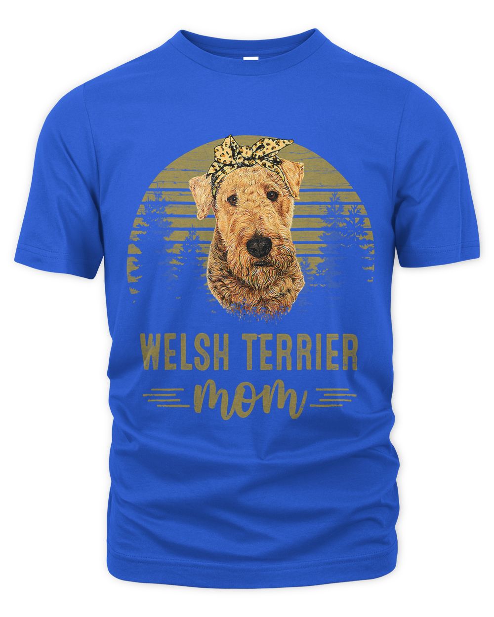 Vintage Welsh Terrier Mom Dog Lover Mothers Day
