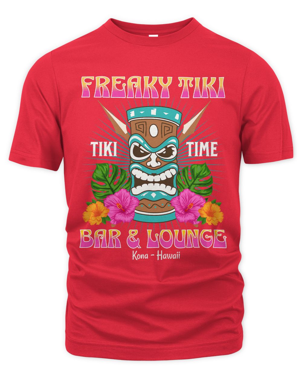 Vintage Tiki Bar Lounge Retro Tiki Polynesian Mask Men Women