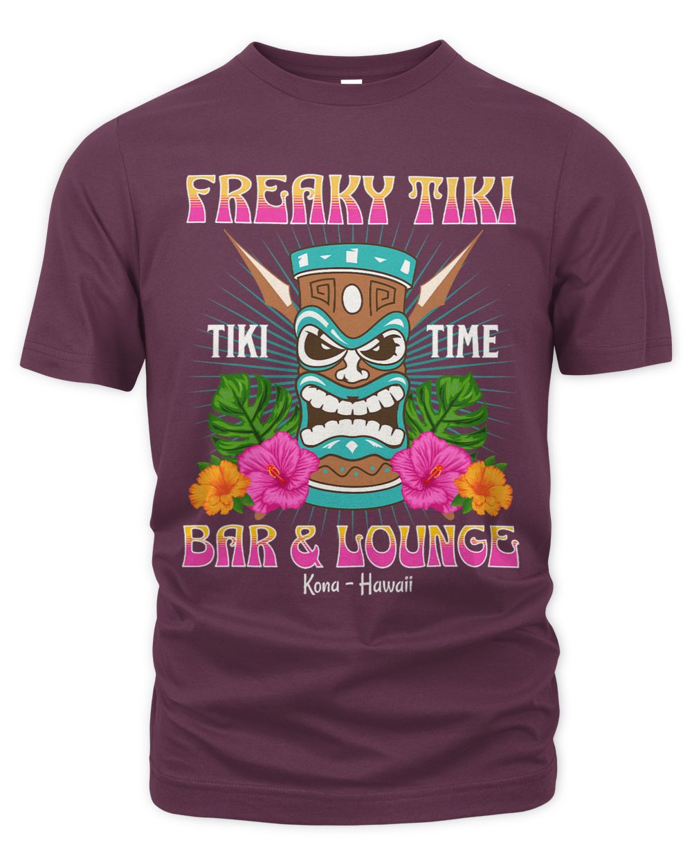 Vintage Tiki Bar Lounge Retro Tiki Polynesian Mask Men Women