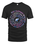 Funny elephant Mom Spiral Tie Dye Gift Mothers Day