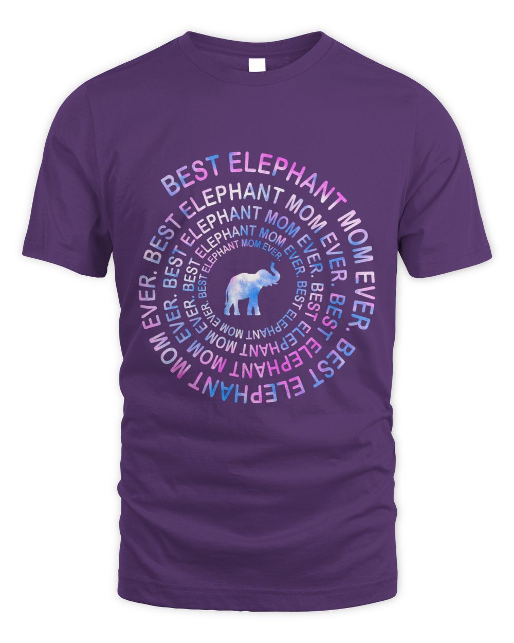 Funny elephant Mom Spiral Tie Dye Gift Mothers Day