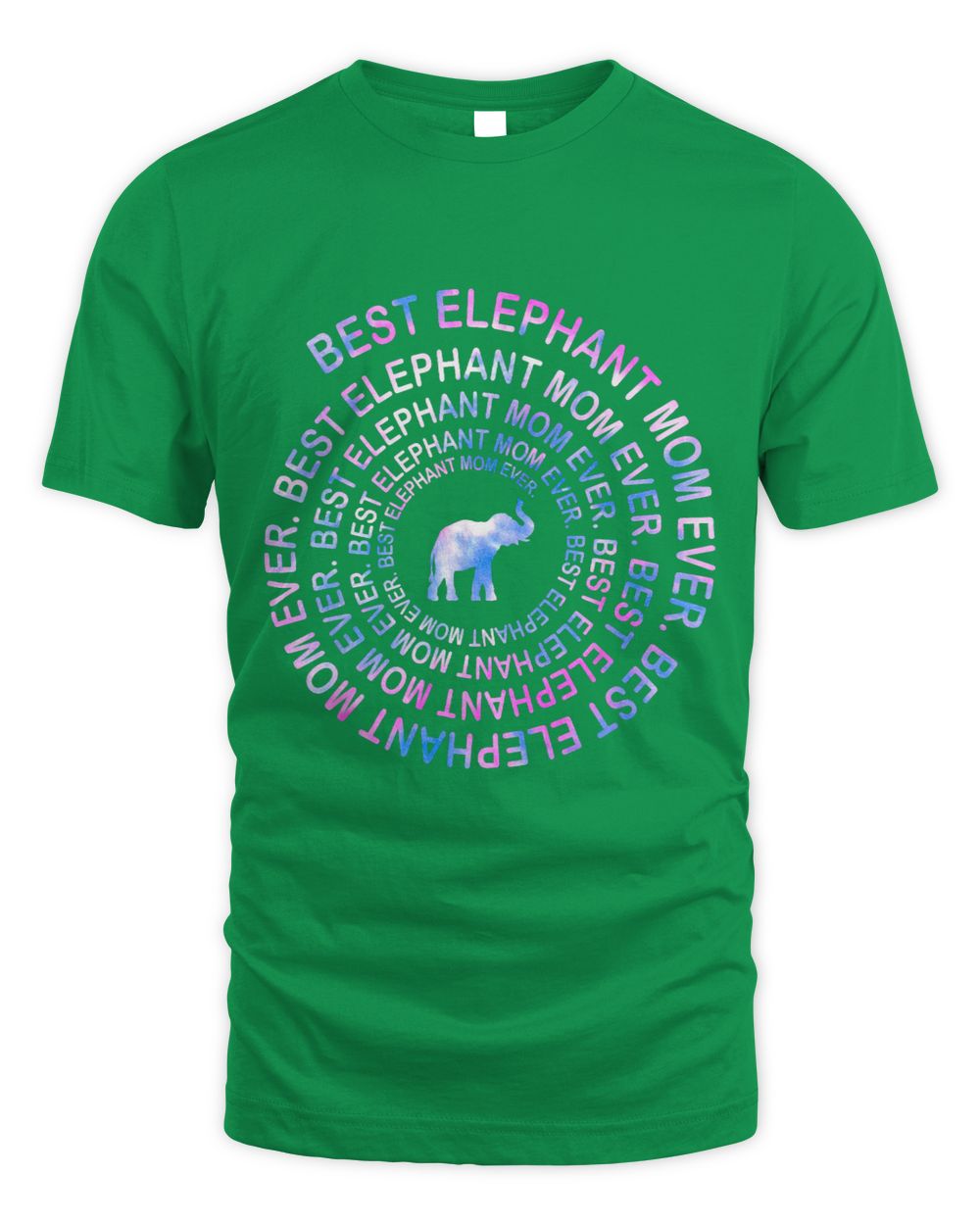 Funny elephant Mom Spiral Tie Dye Gift Mothers Day
