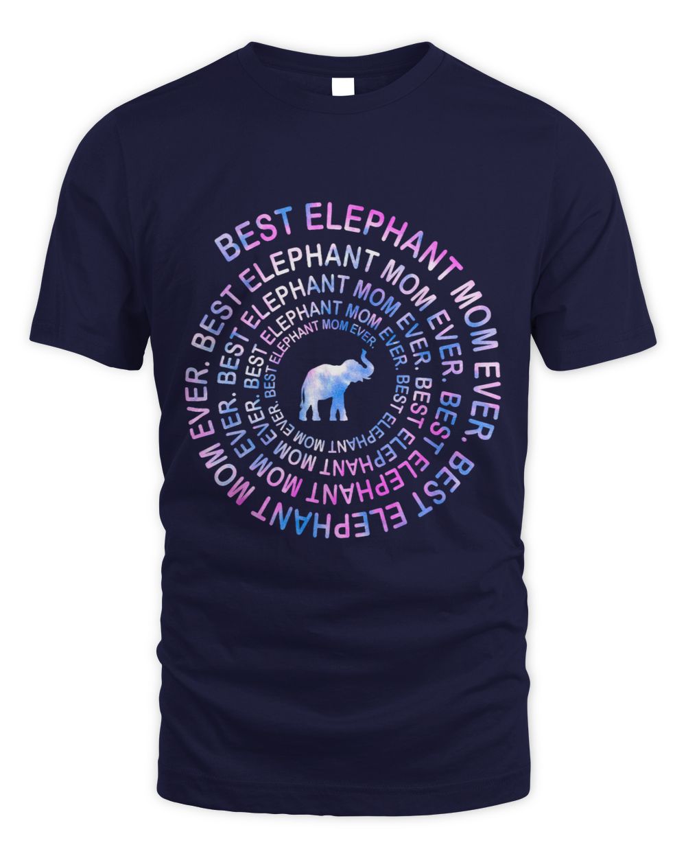 Funny elephant Mom Spiral Tie Dye Gift Mothers Day