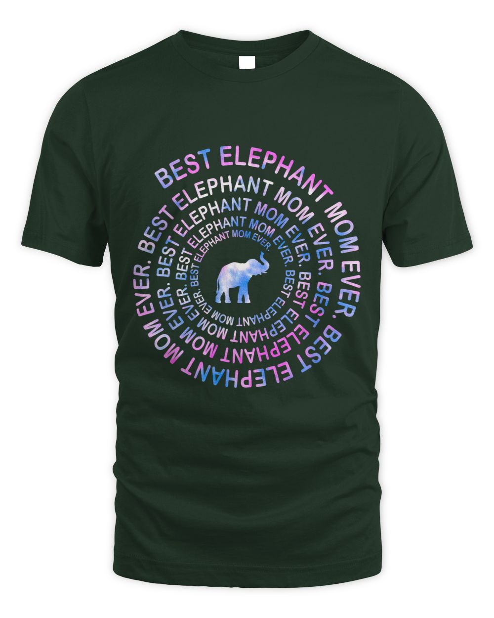 Funny elephant Mom Spiral Tie Dye Gift Mothers Day