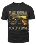 Im Just A LongHaired Son Of A Sinner Distressed Cassette