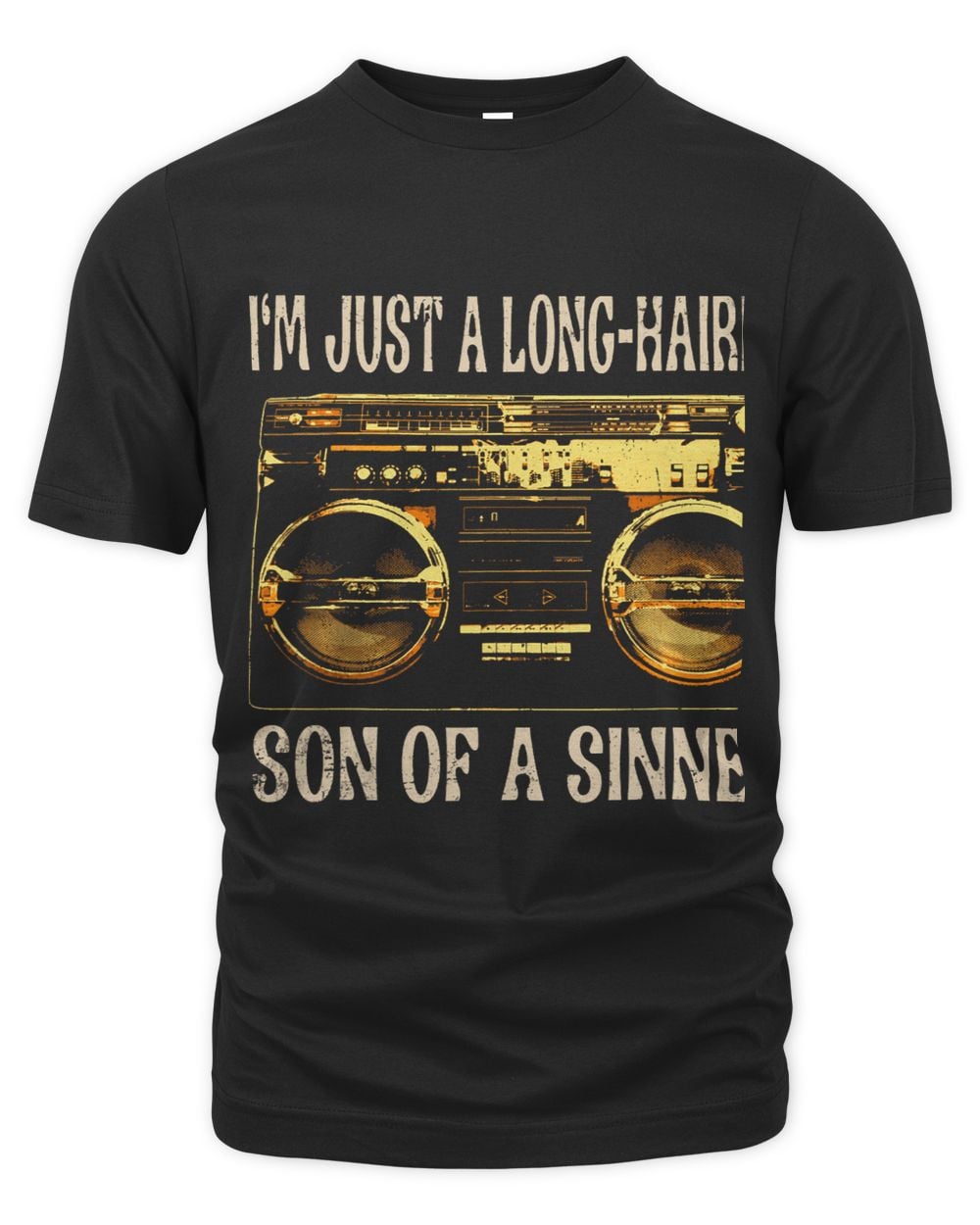 Im Just A LongHaired Son Of A Sinner Distressed Cassette