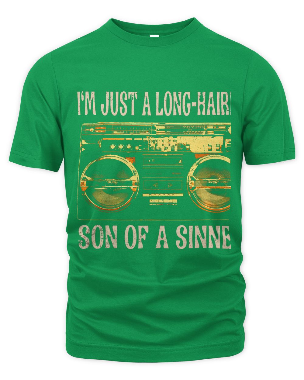 Im Just A LongHaired Son Of A Sinner Distressed Cassette