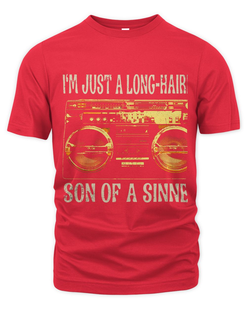 Im Just A LongHaired Son Of A Sinner Distressed Cassette
