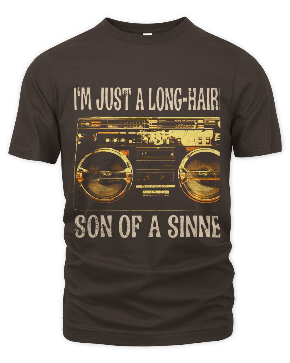 Im Just A LongHaired Son Of A Sinner Distressed Cassette