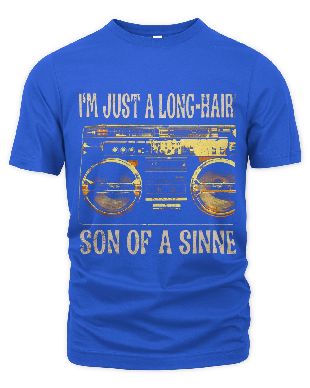 Im Just A LongHaired Son Of A Sinner Distressed Cassette