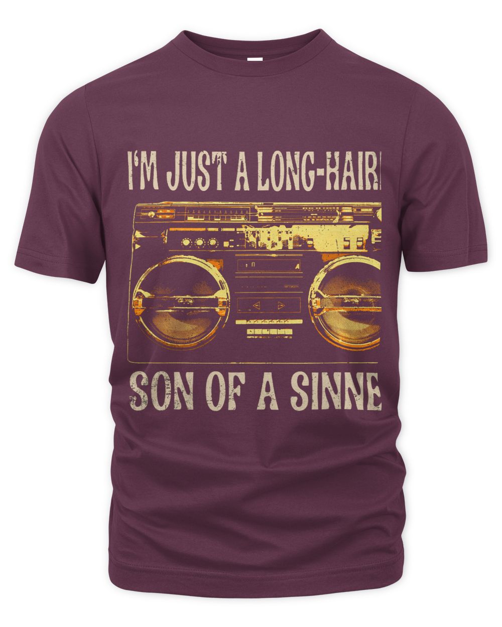 Im Just A LongHaired Son Of A Sinner Distressed Cassette