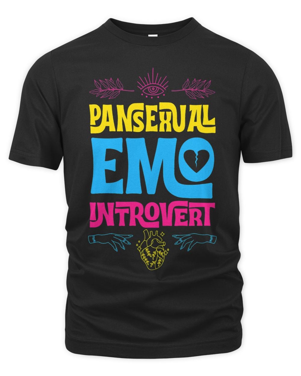 Pansexual Emo Introvert Pride Trendy Mystic Teen Goth Style