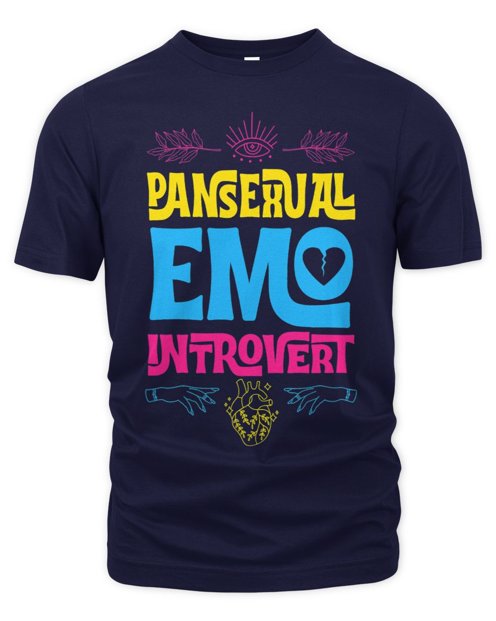 Pansexual Emo Introvert Pride Trendy Mystic Teen Goth Style