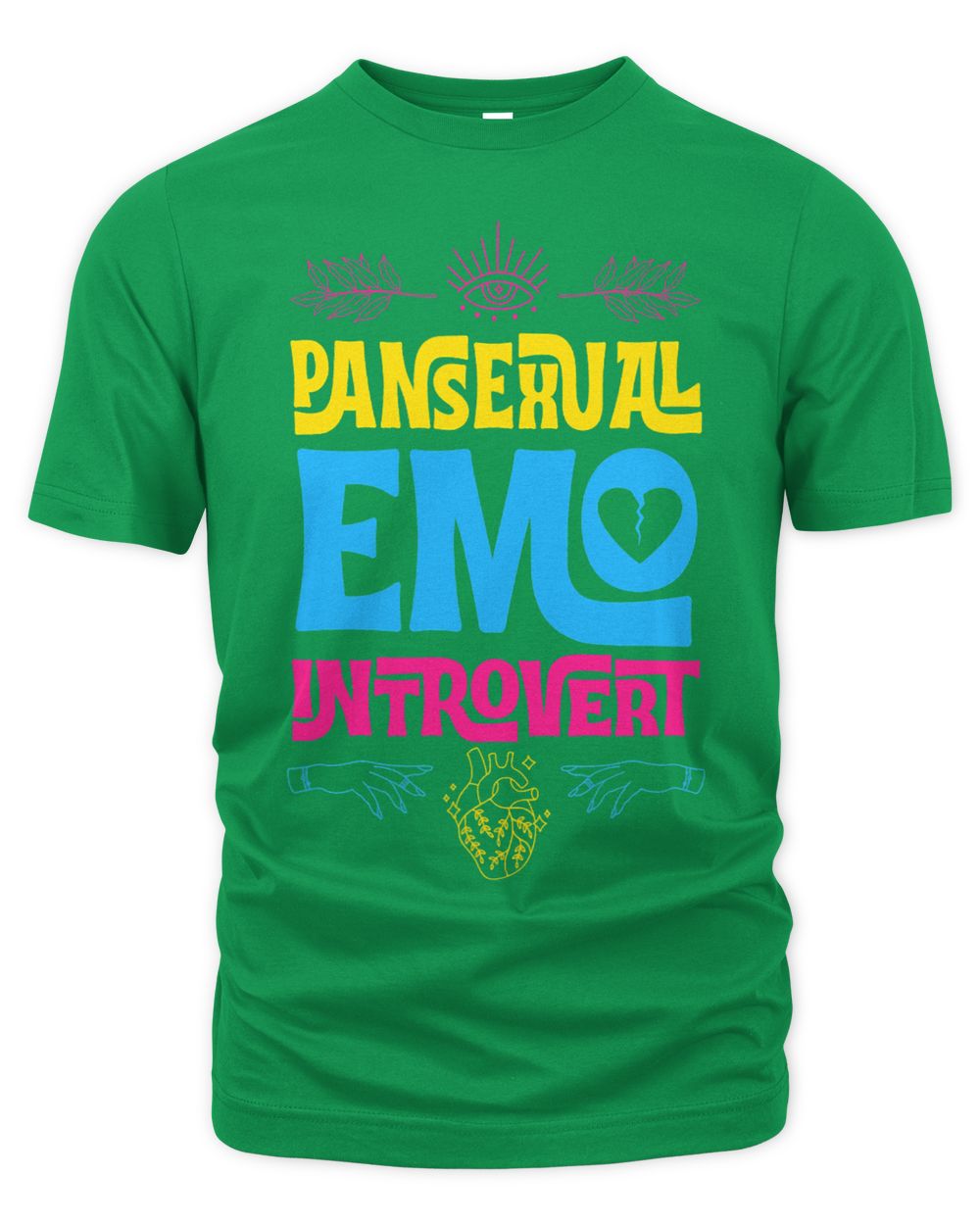 Pansexual Emo Introvert Pride Trendy Mystic Teen Goth Style