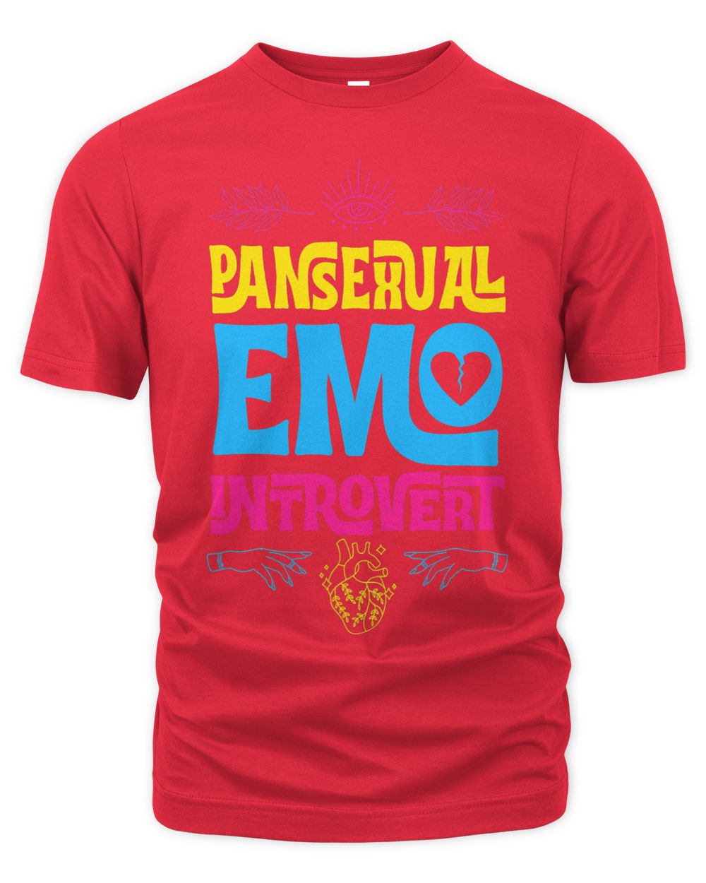Pansexual Emo Introvert Pride Trendy Mystic Teen Goth Style