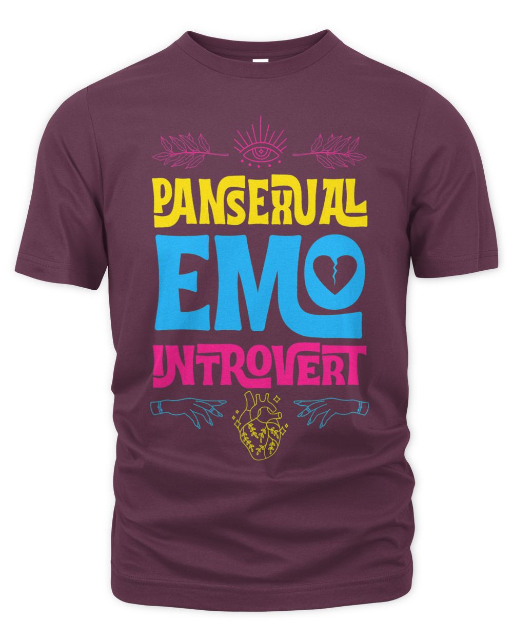 Pansexual Emo Introvert Pride Trendy Mystic Teen Goth Style