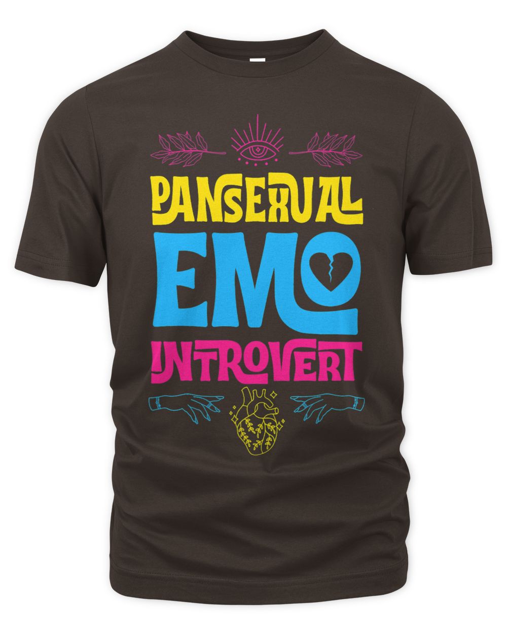 Pansexual Emo Introvert Pride Trendy Mystic Teen Goth Style