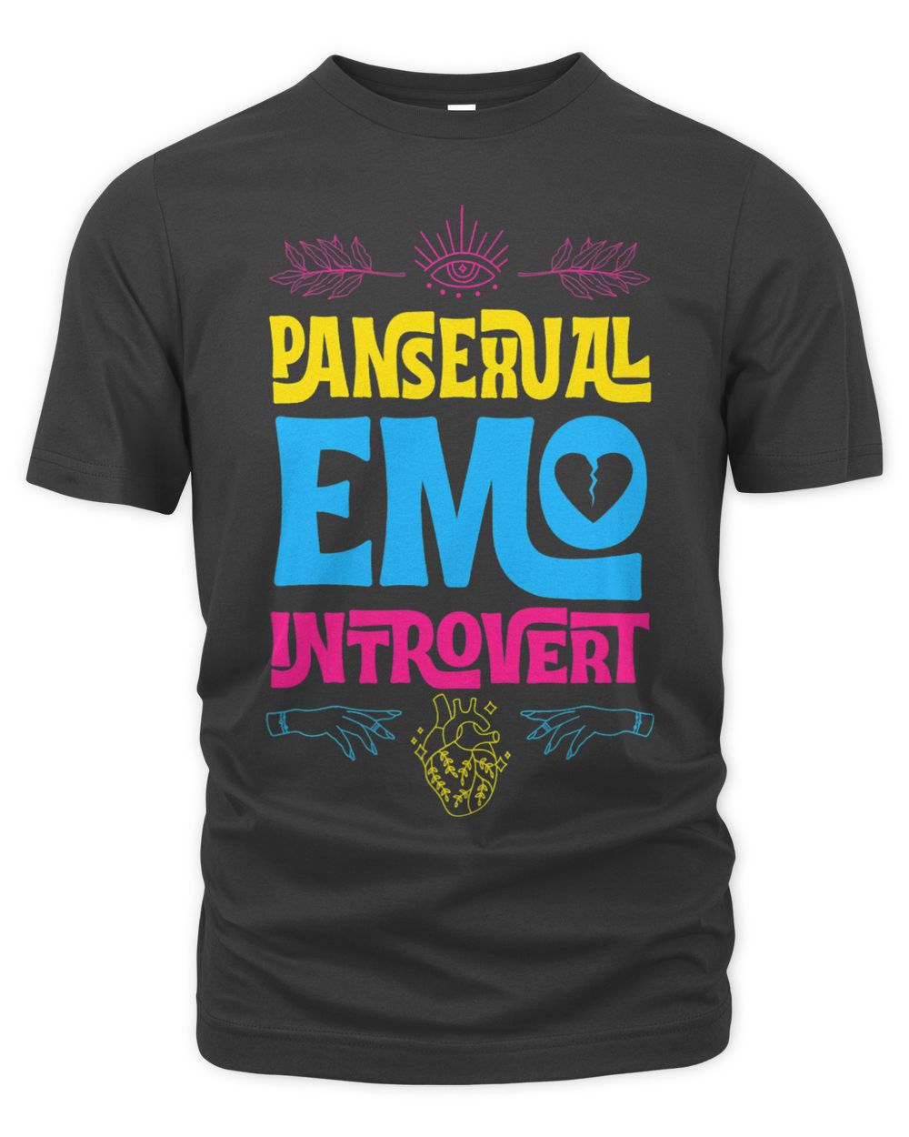 Pansexual Emo Introvert Pride Trendy Mystic Teen Goth Style