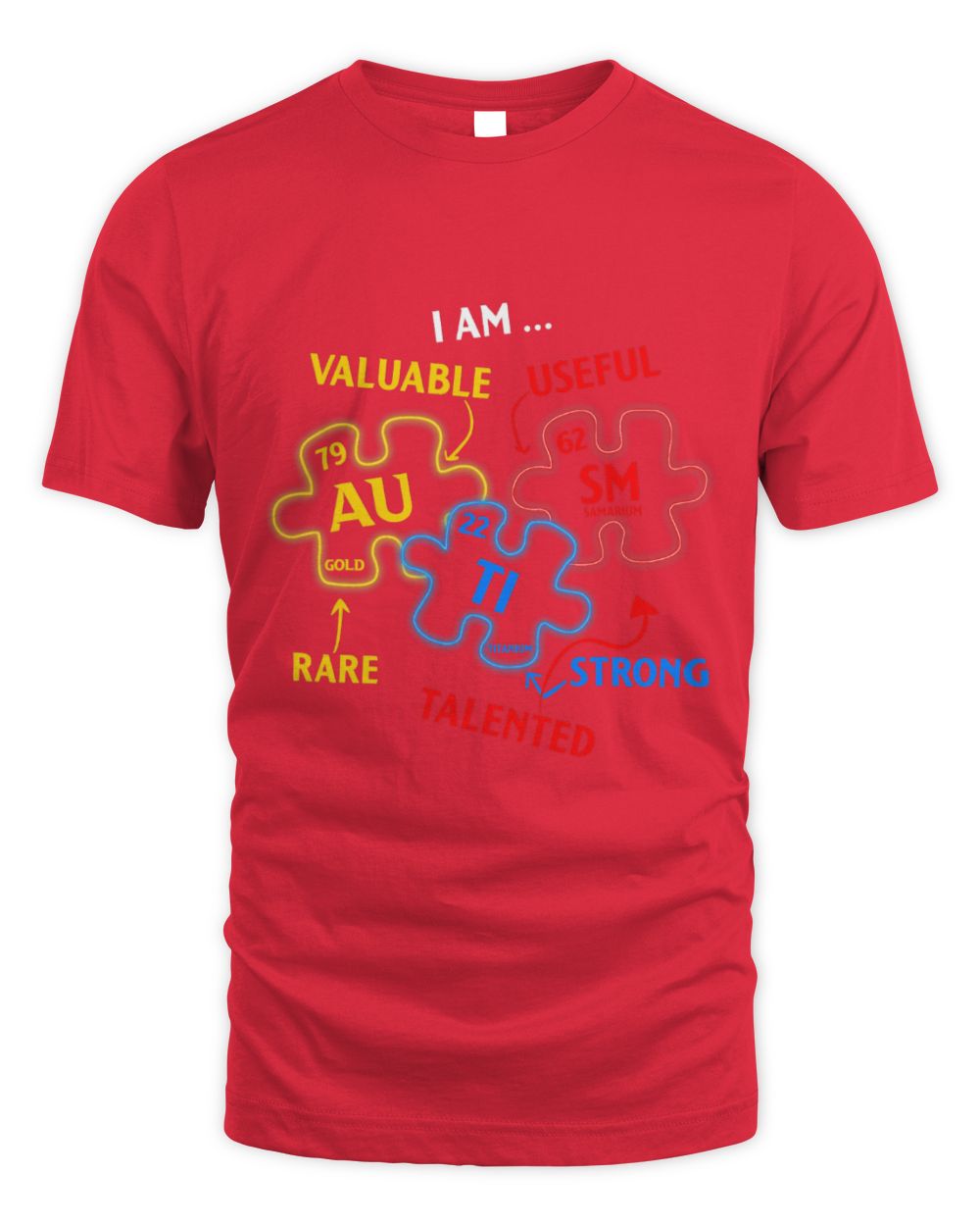 Funny Autism Awareness Elements Periodic Table Awareness ASD Men Women Kids 1