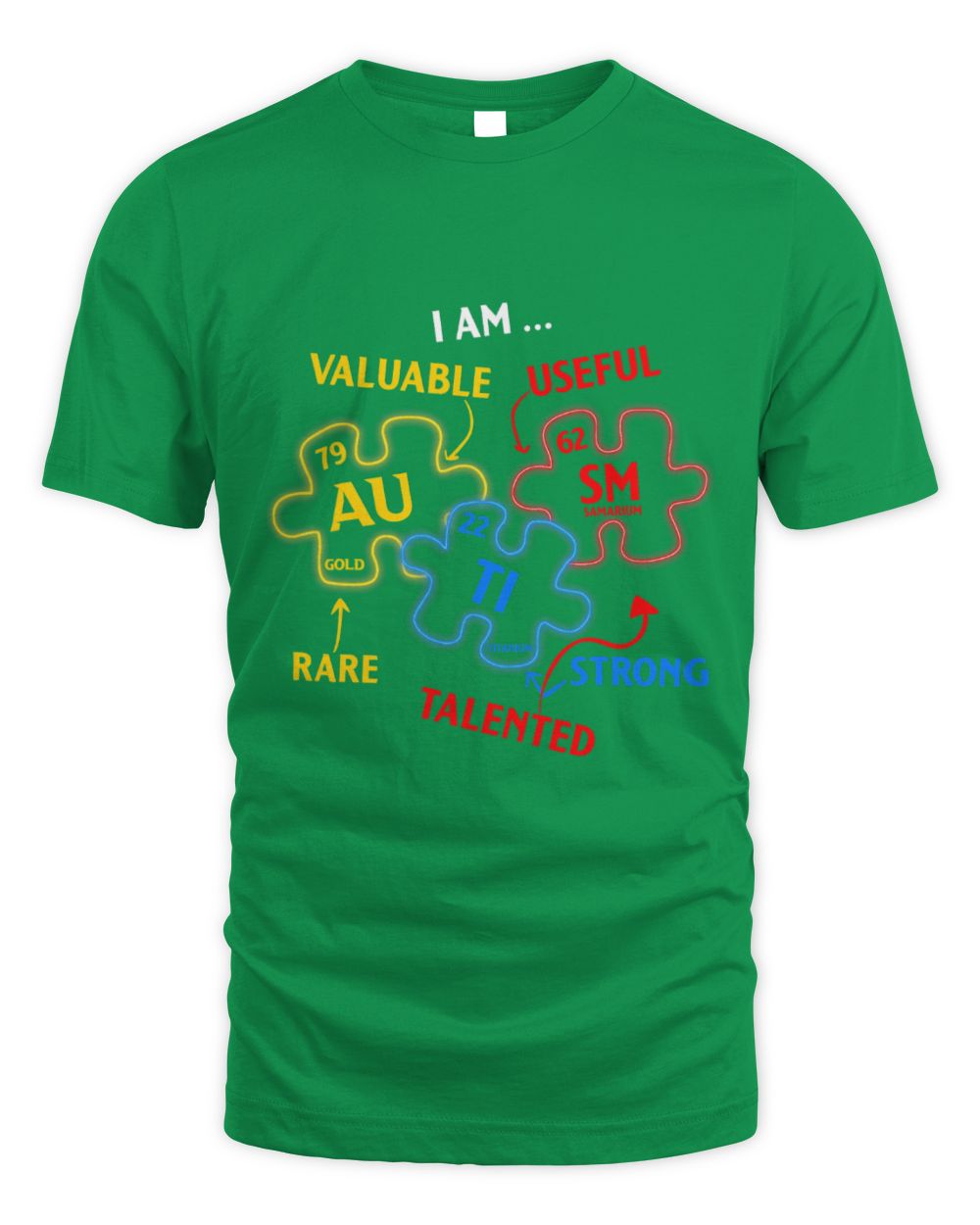 Funny Autism Awareness Elements Periodic Table Awareness ASD Men Women Kids 1
