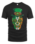 Sugar Skull Leprechaun Day Of The Dead Shamrock Irish Pride