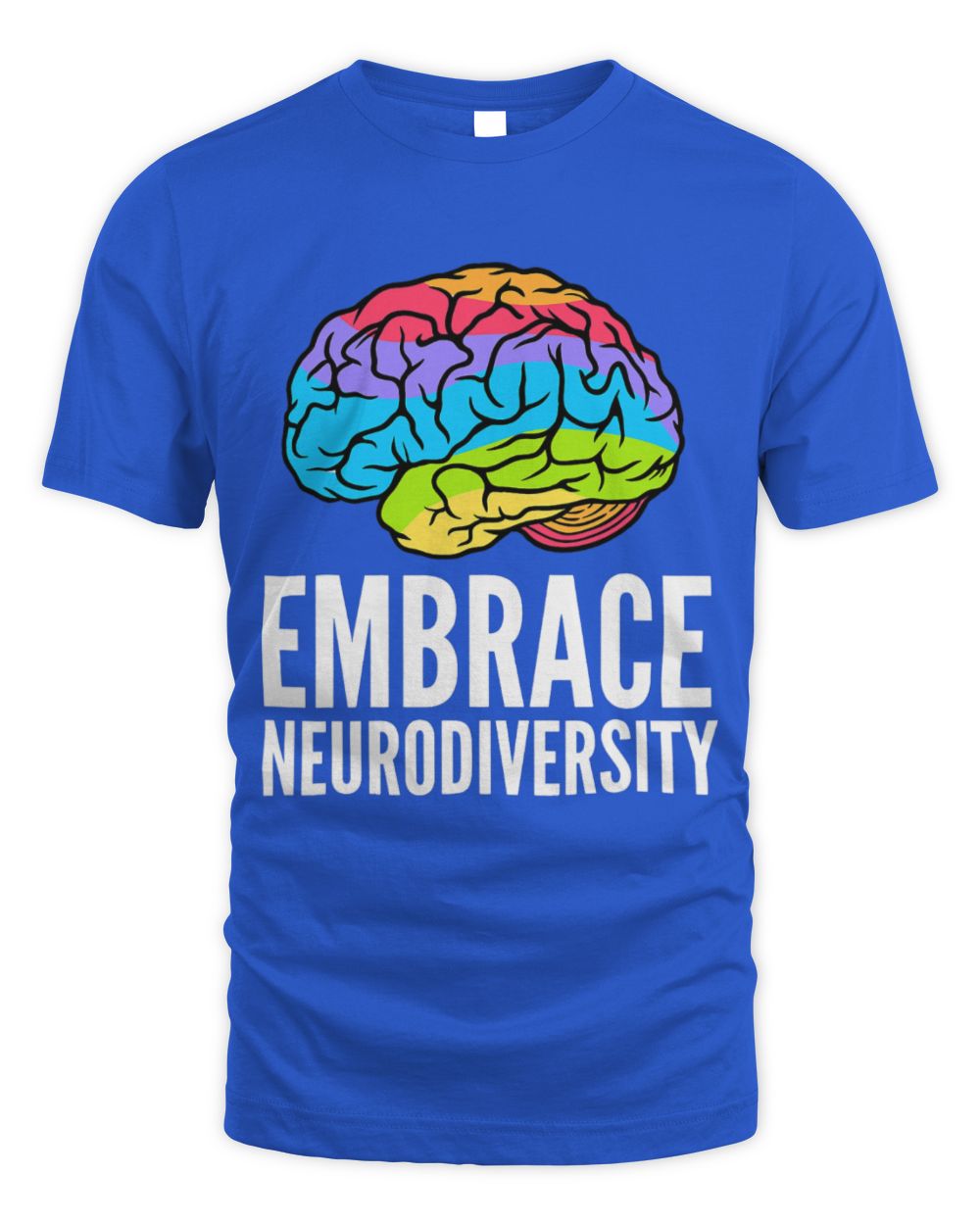 Funny Autism Awareness Embrace Neurodiversity Brain ADHD Autism ASD Awareness