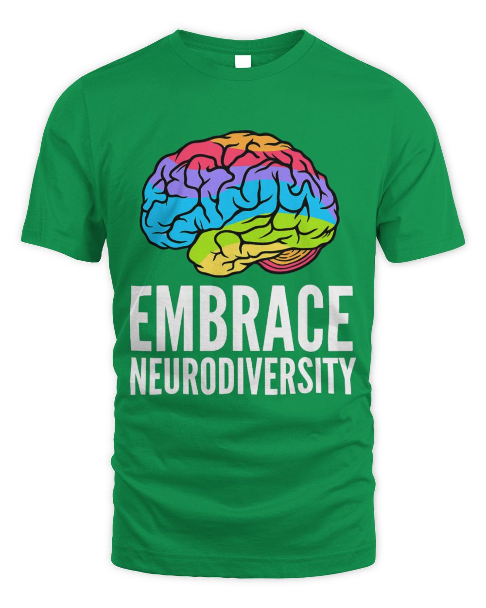 Funny Autism Awareness Embrace Neurodiversity Brain ADHD Autism ASD Awareness