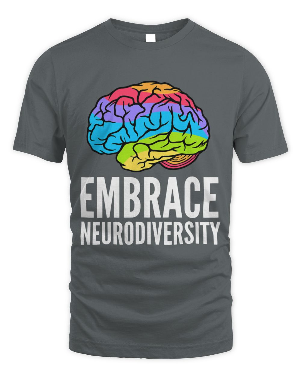 Funny Autism Awareness Embrace Neurodiversity Brain ADHD Autism ASD Awareness