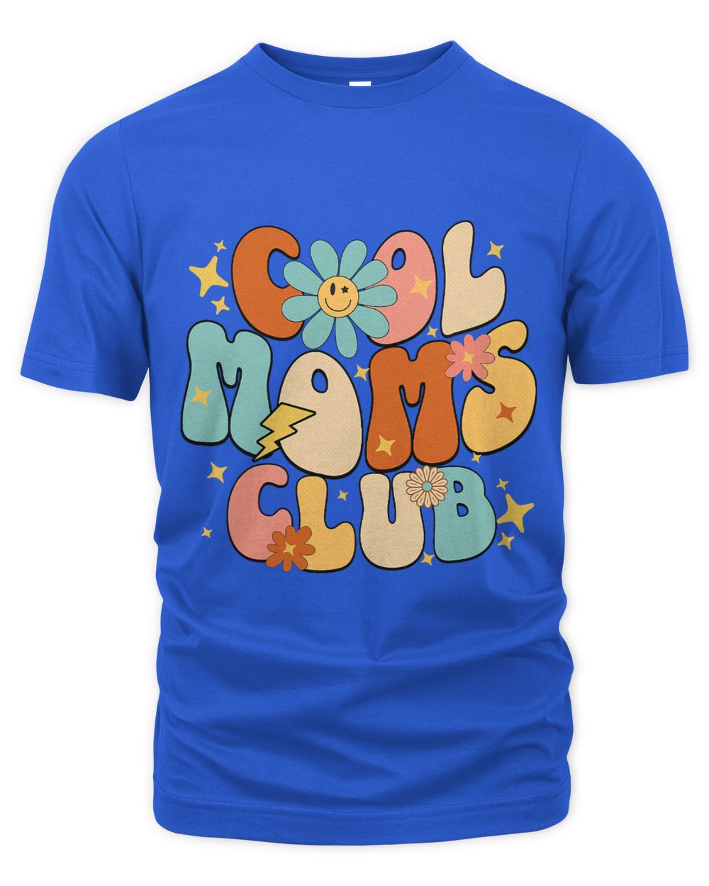 Cool Moms Club Groovy Retro Funny Mothers Day New Mom