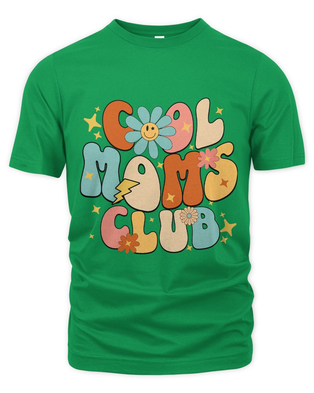 Cool Moms Club Groovy Retro Funny Mothers Day New Mom