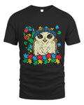 Funny Autism Awareness Owl Pet Leopard Bandana Puzzle Cute Autism Awareness Girls Women