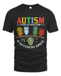 Funny Autism Awareness Owl Color Puzzles Autism Awareness tee Kids Men Women