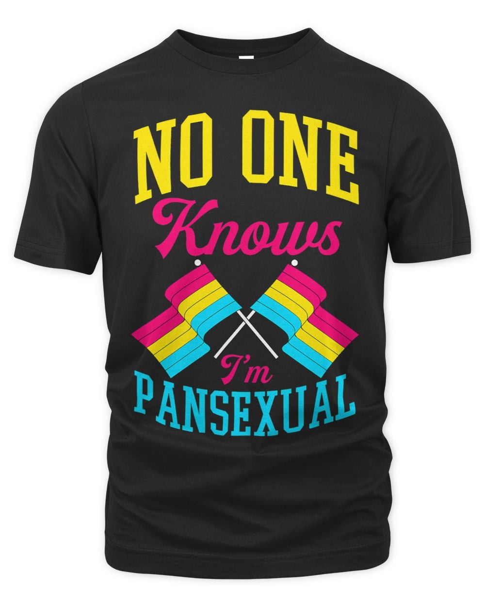 No One Knows Im Pansexual Pride Flag Cute Coming Out Love