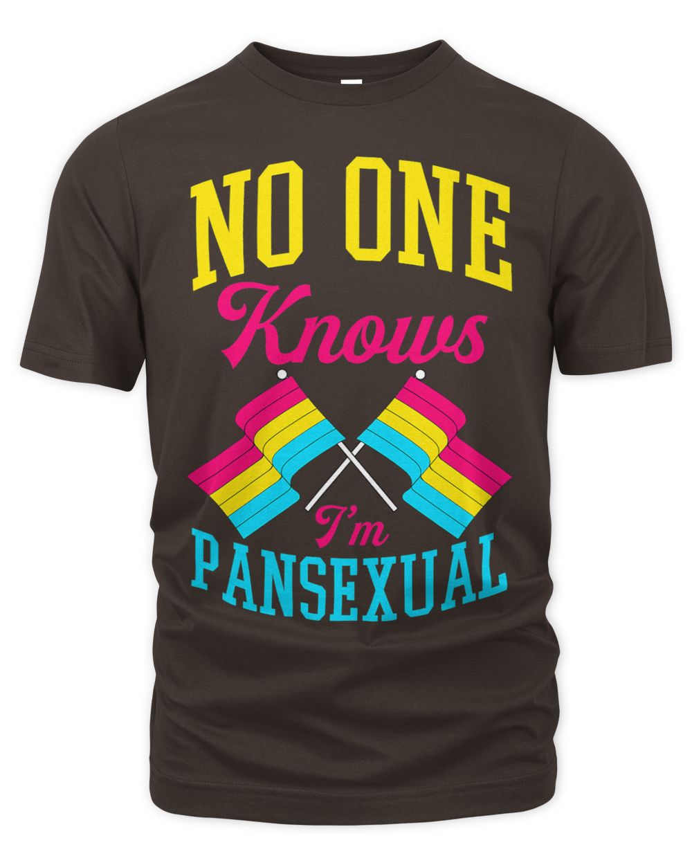 No One Knows Im Pansexual Pride Flag Cute Coming Out Love