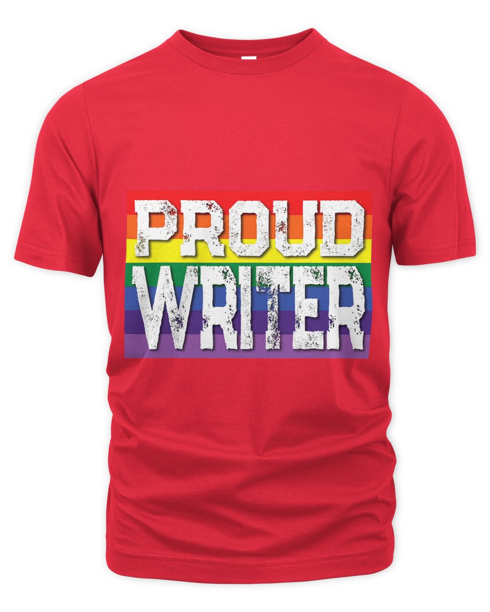 LGBTQ Proud Writer Gay Pride Rainbow