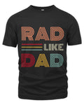Kids Retro Rad Like Dad Tee Matching Father Son Daughter Rad Dad