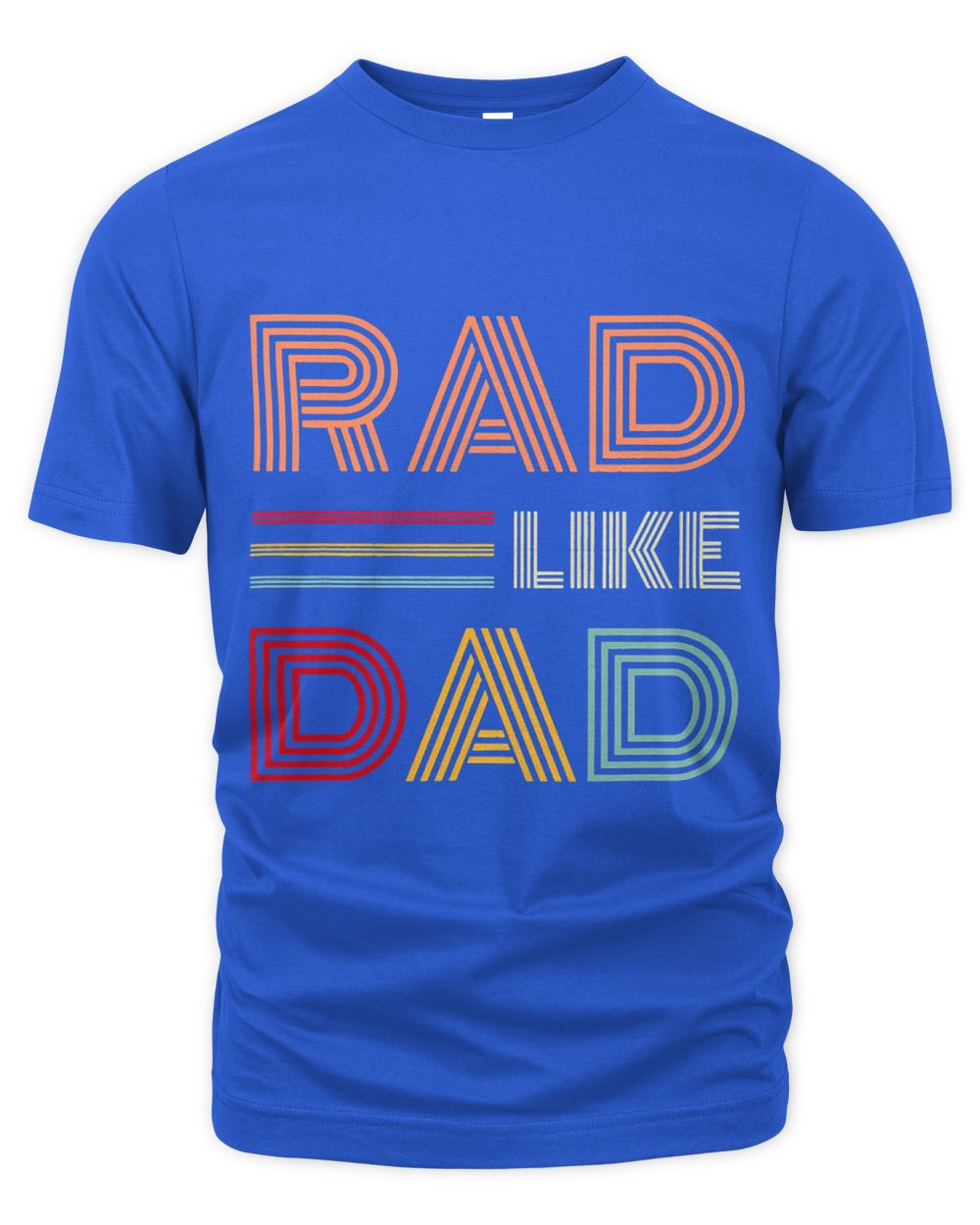 Kids Retro Rad Like Dad Tee Matching Father Son Daughter Rad Dad