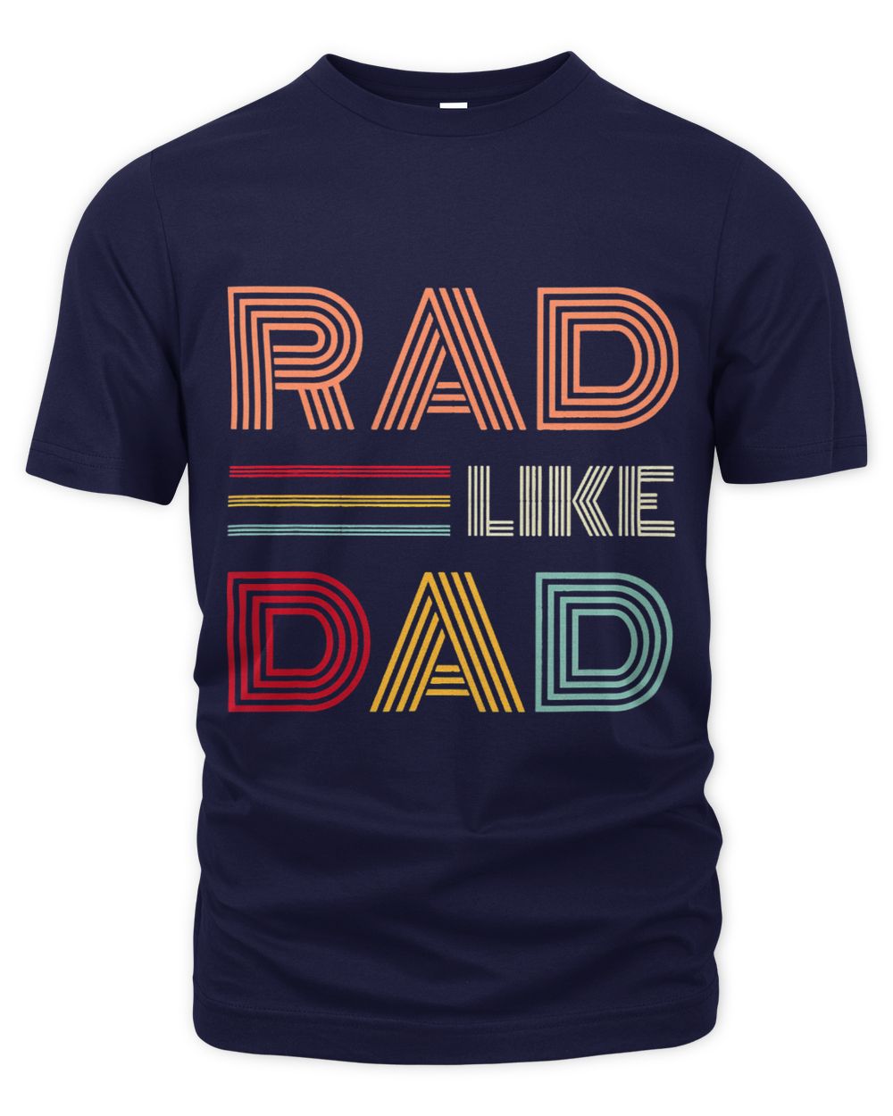 Kids Retro Rad Like Dad Tee Matching Father Son Daughter Rad Dad