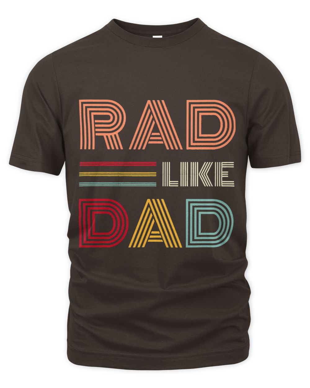 Kids Retro Rad Like Dad Tee Matching Father Son Daughter Rad Dad