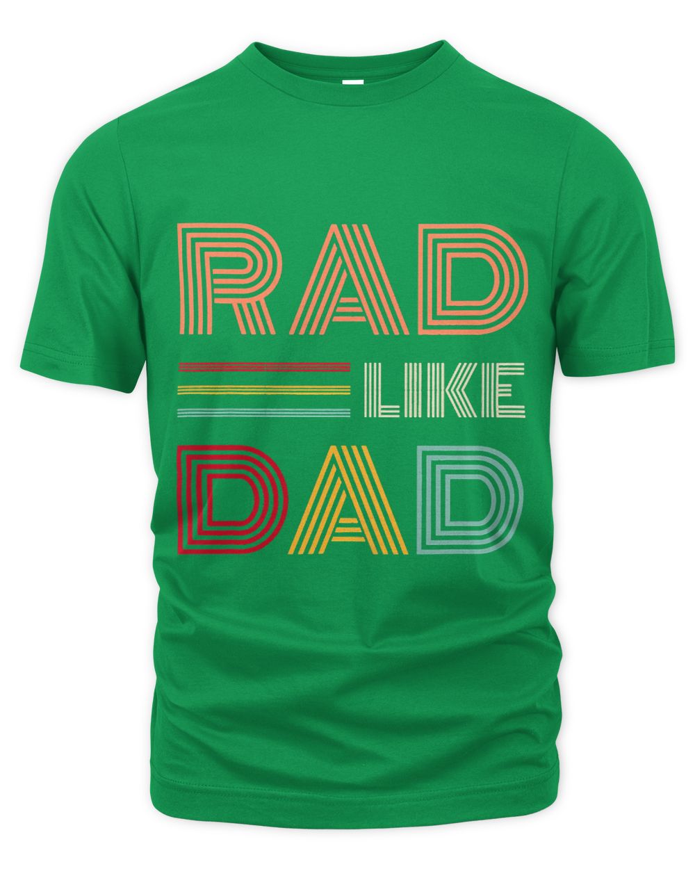 Kids Retro Rad Like Dad Tee Matching Father Son Daughter Rad Dad