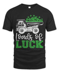Cute Garbage Toddler Boys Kids St Patricks Day Trash Truck Shamrock