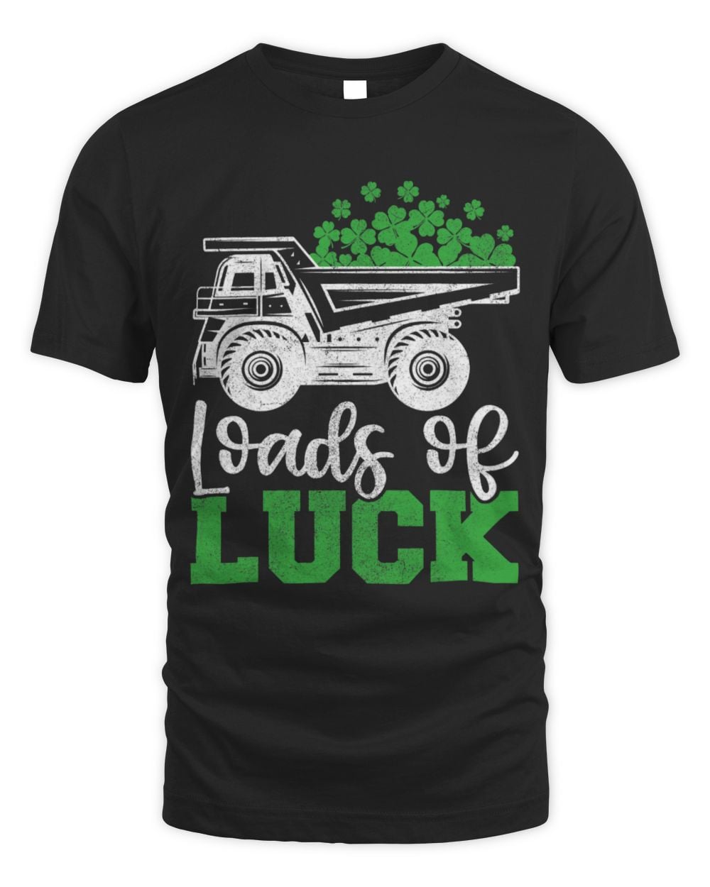 Cute Garbage Toddler Boys Kids St Patricks Day Trash Truck Shamrock